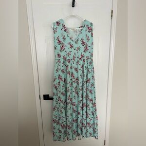 Jessica Simpson Mint Green Floral Dress Top